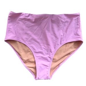 J.Crew | Women’s Swim Light Pink High Cut Bikini Bottom‎ Size Large NWT